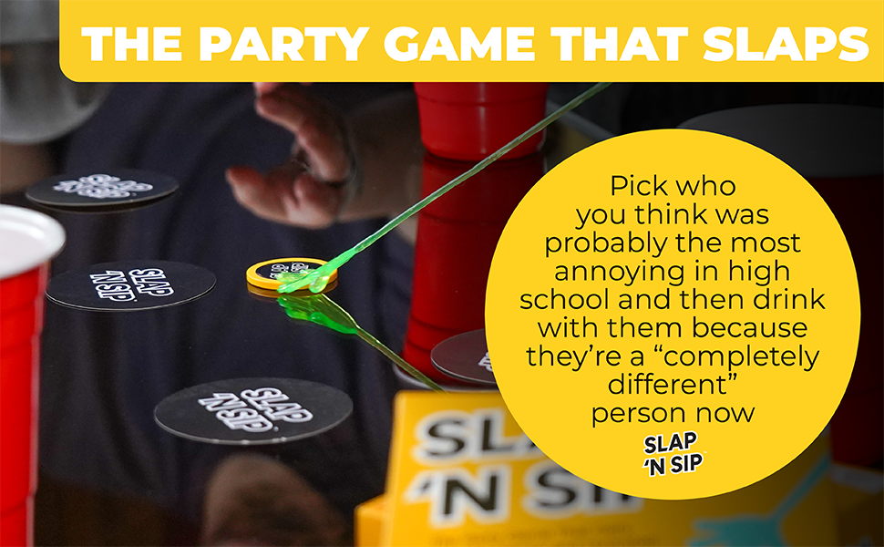Slap ’N Sip, the party game that slaps